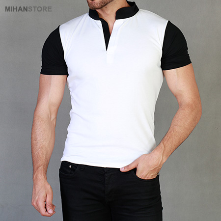 تی شرت مردانه یقه گرد وایت White