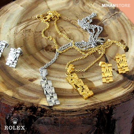 خرید هدیه ولنتاین نیم ست رولکس Rolex Jewelry
