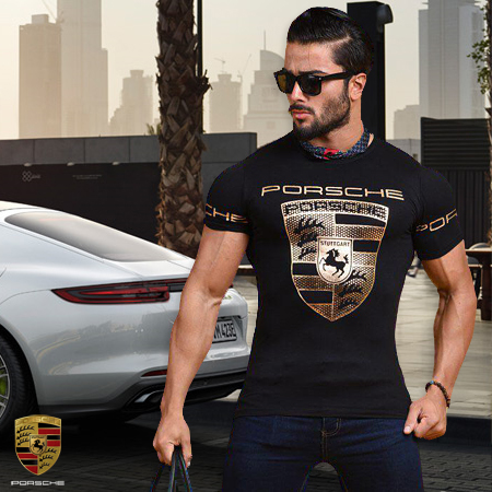 تی شرت مردانه و پسرانه طرح پورشه Porsche