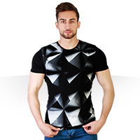خرید پستی تی شرت سه بعدی Pyramid
