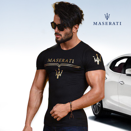 تیشرت پسردانه و مردانه طرح مازراتی Maserati
