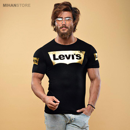 تی شرت مردانه طرح لویز LEVIS
