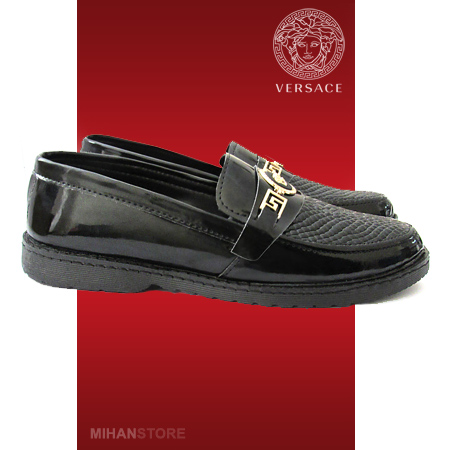 خرید پستی کفش ورنی مردانه و پسرانه ورساچی Versace