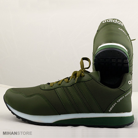کفش مردانه و پسرانه آدیداس Adidas طرح فندی Fendi به رنگ سبز