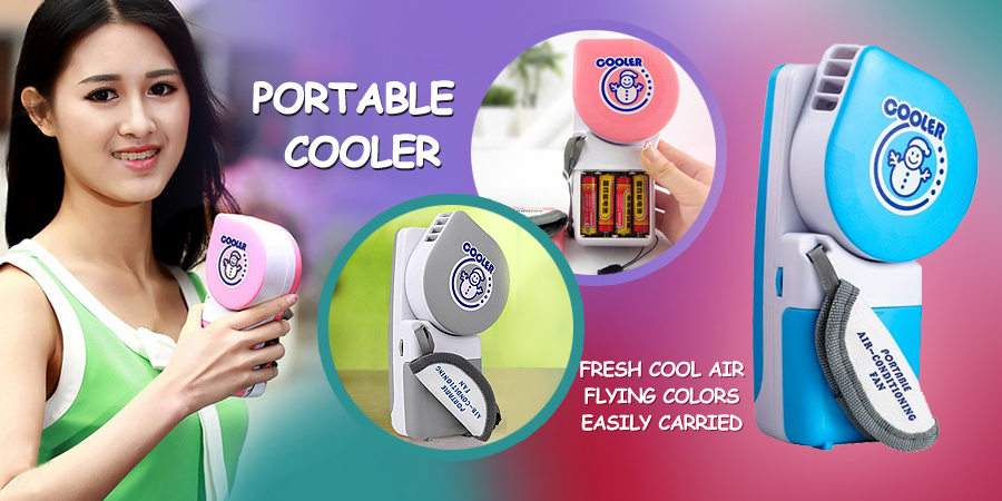 خرید پستی مینی کولر دستی پرتابل همراه Portable Cooler
