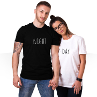 خرید پستی ست تی شرت مردانه و زنانه Night-Day